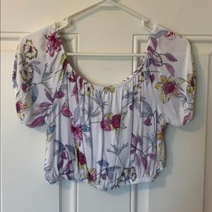 Floral crop top
